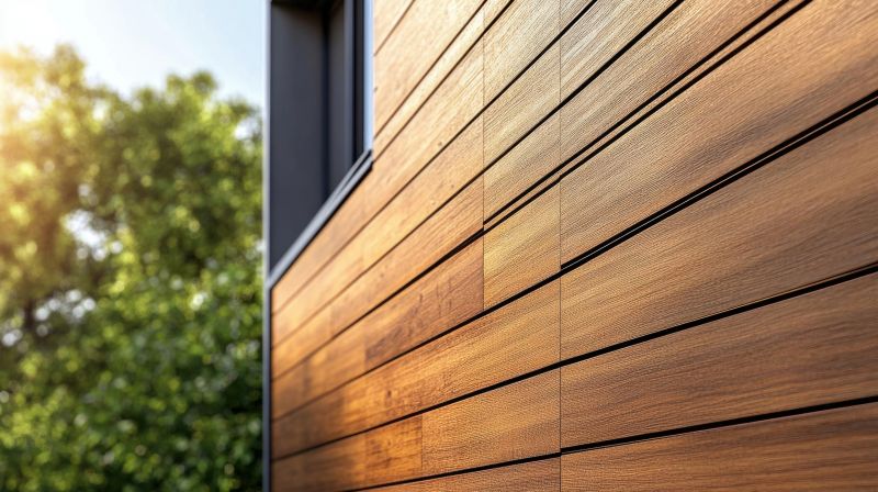 Wood Siding on a Home